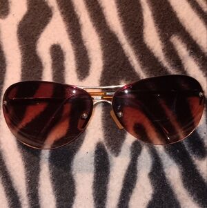 Elegant Black and Brown Sunglasses